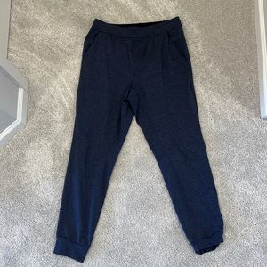 Lululemon joggers: dark blue/grey, size medium
